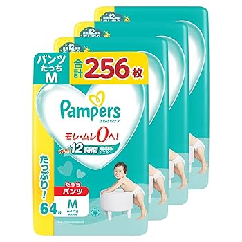 パンパース肌いち4パック（232枚）Mパンツ Amazon.co.jp: パンパース 【パンツ Mはいはいサイズ】 オムツ
